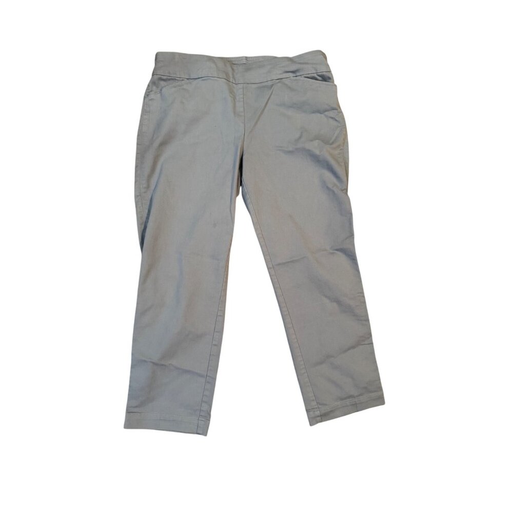 Croft & Barrow Womens Effortless Stretch Pants Blue Size 16 Regular
